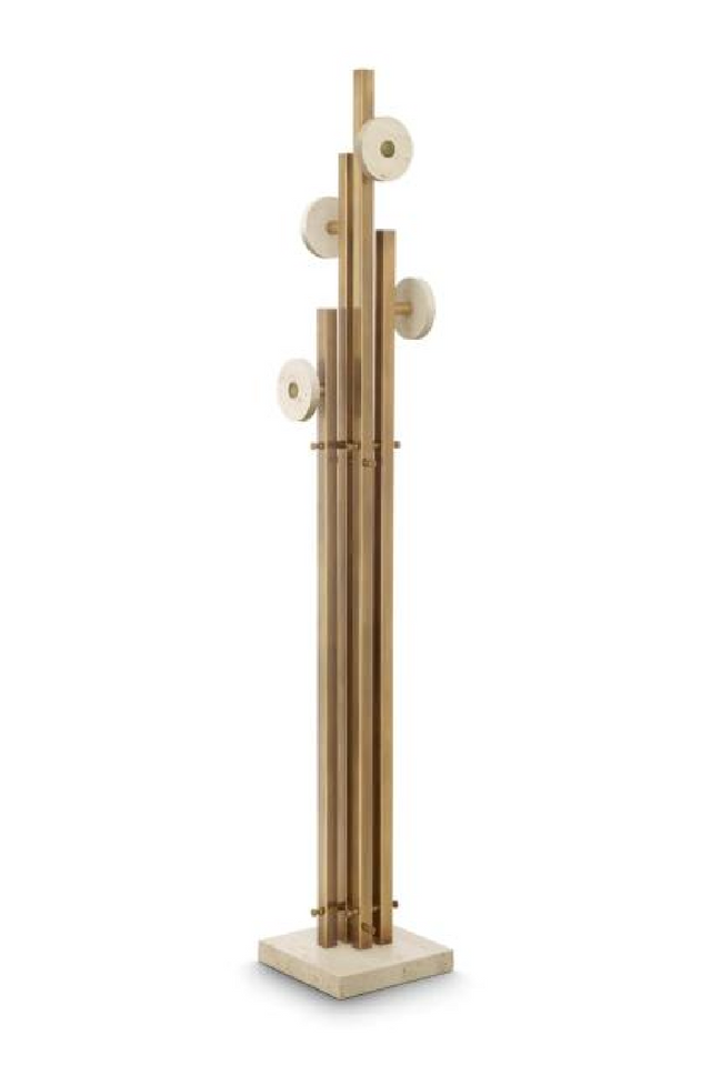 Vintage Brass Coat Rack | Eichholtz Amadorac | Oroa.com