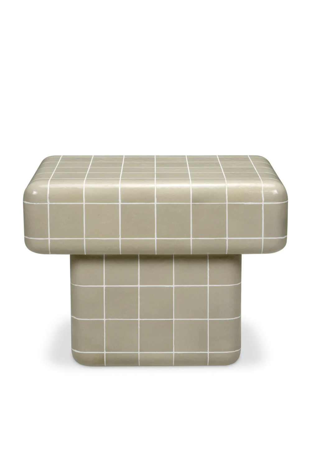 Gray Glazed Outdoor Side Table | Eichholtz Mateo | Oroa.com
