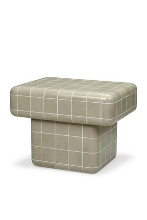 Gray Glazed Outdoor Side Table | Eichholtz Mateo | Oroa.com