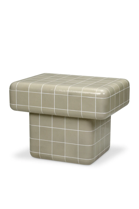 Gray Glazed Outdoor Side Table | Eichholtz Mateo | Oroa.com