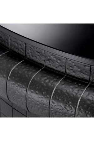 Round Black Glass Coffee Table | Eichholtz Tortugo | Oroa.com