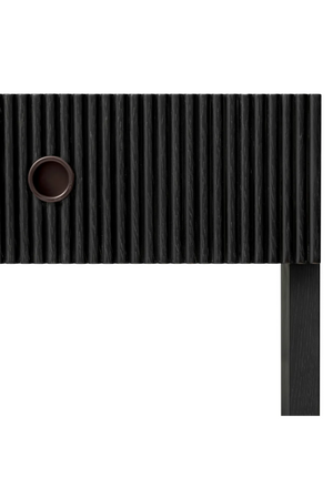 Ribbed Wood 1-Drawer Nightstand | Eichholtz Dimitrios | Oroa.com