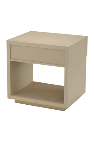 Ribbed Wood 1-Drawer Nightstand | Eichholtz Dimitrios | Oroa.com