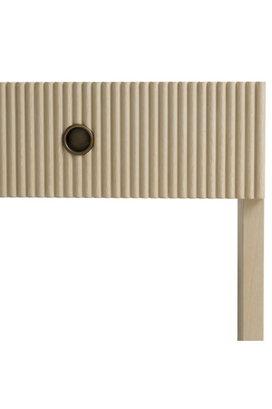 Ribbed Wood 1-Drawer Nightstand | Eichholtz Dimitrios | Oroa.com