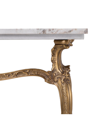 Carved Vintage Brass Console Table | Eichholtz Fabiola | Oroa.com
