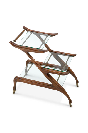 Brown Wooden Double Trolley | Eichholtz Manzo | Oroa.com