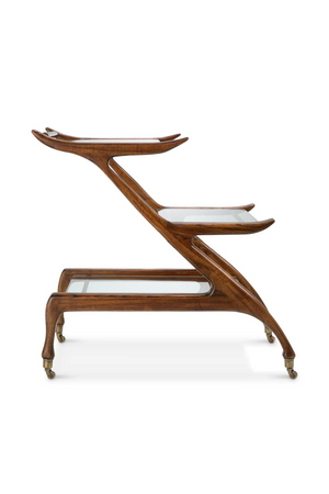 Brown Wooden Double Trolley | Eichholtz Manzo | Oroa.com