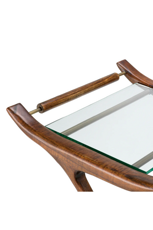 Brown Wooden Double Trolley | Eichholtz Manzo | Oroa.com