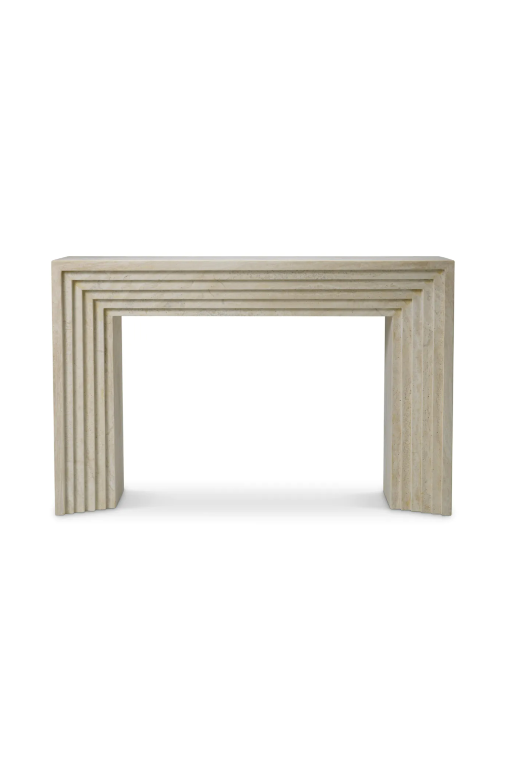 Tiered Travertine Console Table | Eichholtz Tarrington | Oroa.com