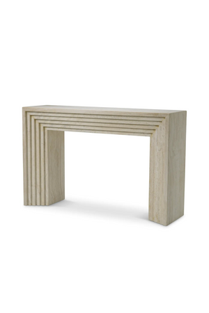 Tiered Travertine Console Table | Eichholtz Tarrington | Oroa.com