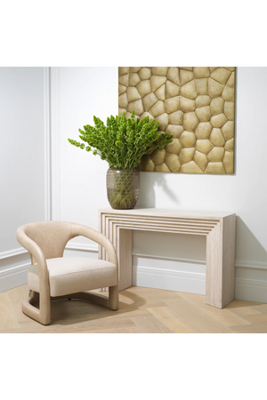 Tiered Travertine Console Table | Eichholtz Tarrington | Oroa.com