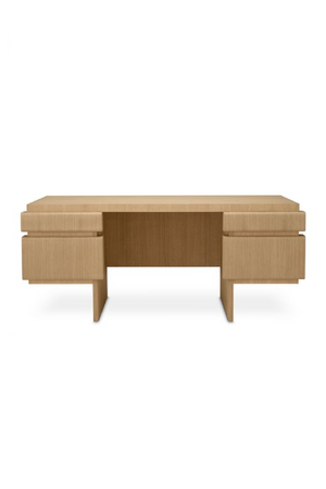 Natural Oak 4-Drawer Desk | Eichholtz Colston | Oroa.com