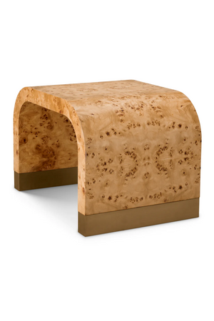 Arched Mappa Burl Side Table | Eichholtz Quinton | Oroa.com