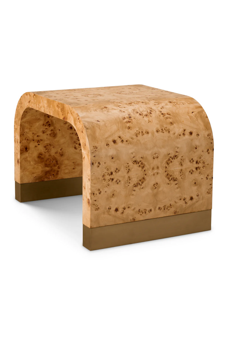 Arched Mappa Burl Side Table | Eichholtz Quinton | Oroa.com