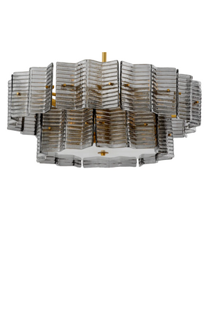 Ribbed Glass Chandelier | Eichholtz Silvano | Oroa.com