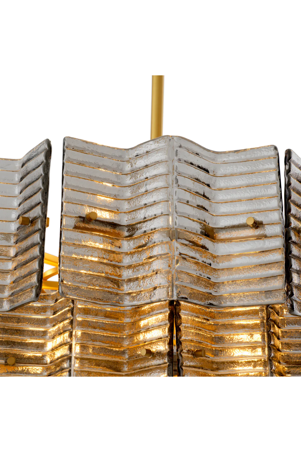 Ribbed Glass Chandelier | Eichholtz Silvano | Oroa.com