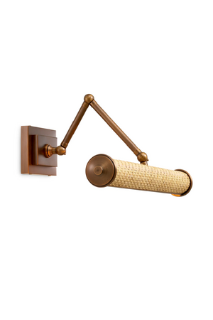 Antique Brass Rattan Wall Lamp L | Eichholtz Luca | Oroa.com