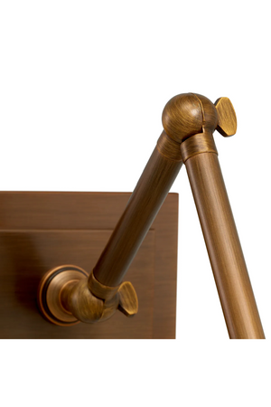 Antique Brass Rattan Wall Lamp L | Eichholtz Luca | Oroa.com