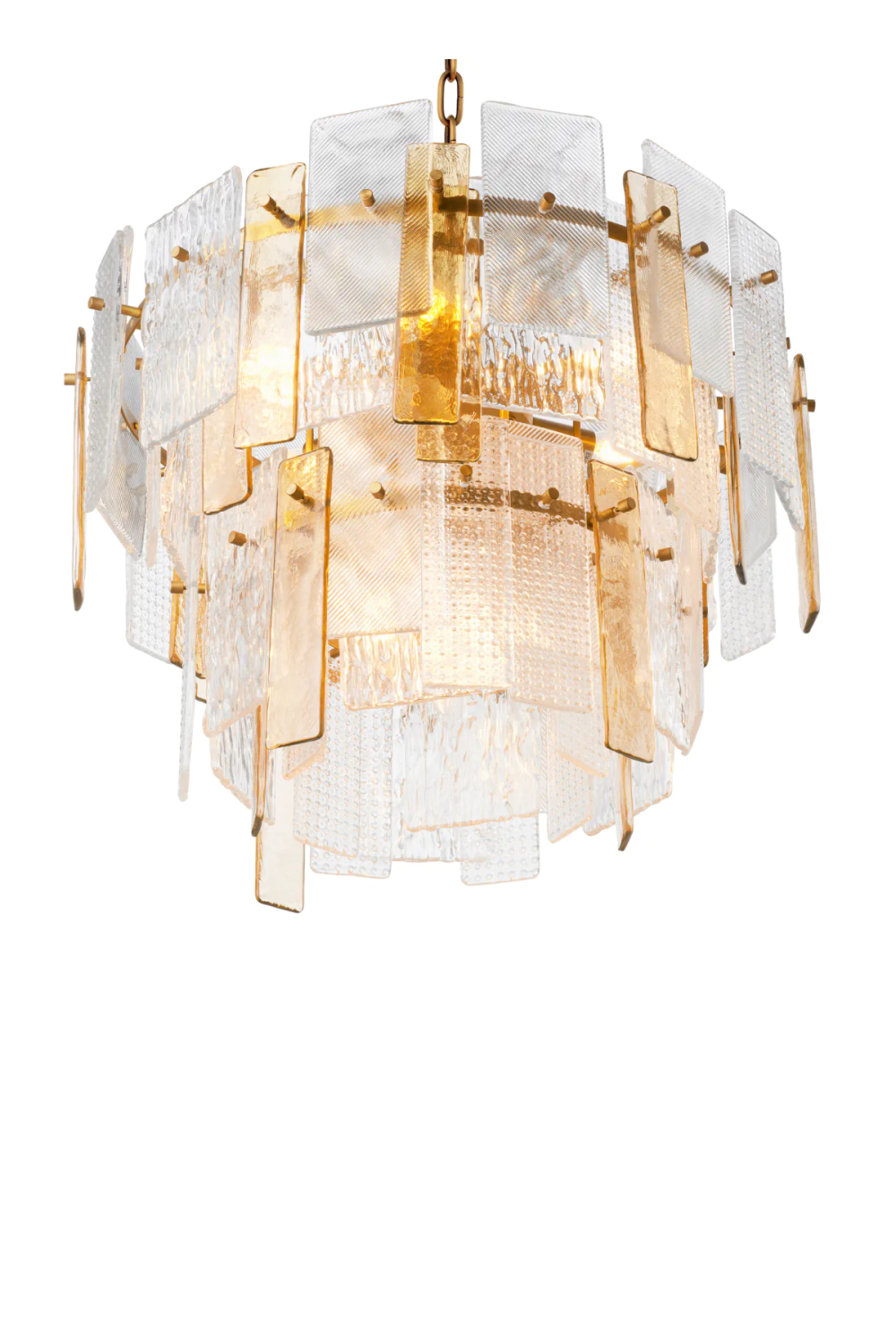 Textured Glass Chandelier | Eichholtz Cassiano | Oroa.com