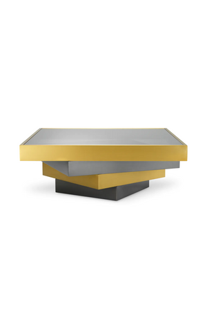 Smoked Glass Tiered Coffee Table | Eichholtz Zamora | Oroa.com