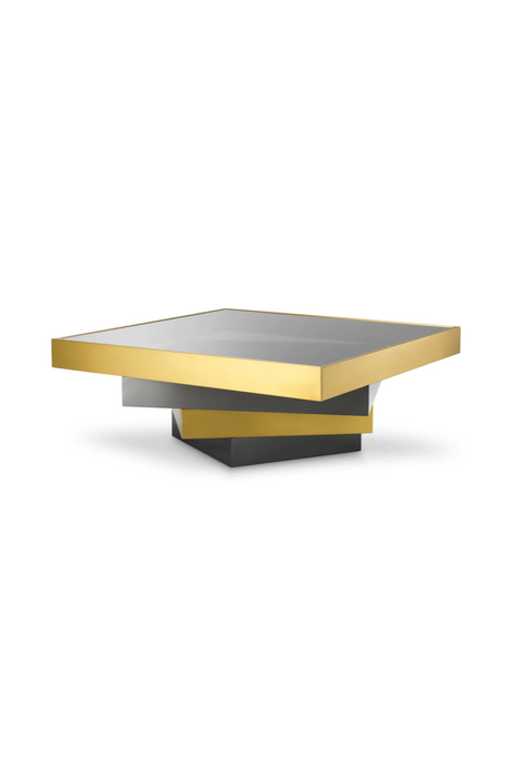 Smoked Glass Tiered Coffee Table | Eichholtz Zamora | Oroa.com