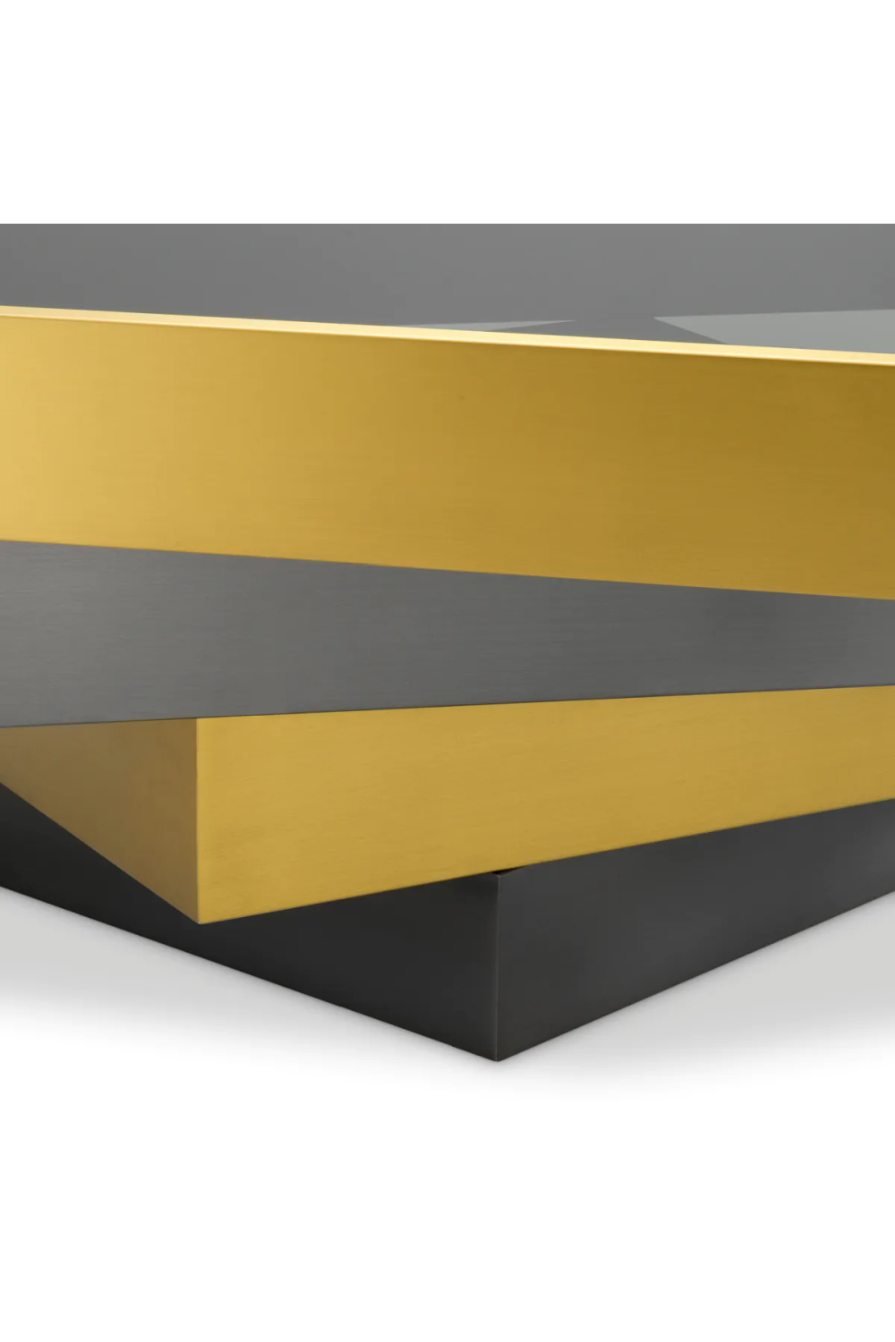 Smoked Glass Tiered Coffee Table | Eichholtz Zamora | Oroa.com