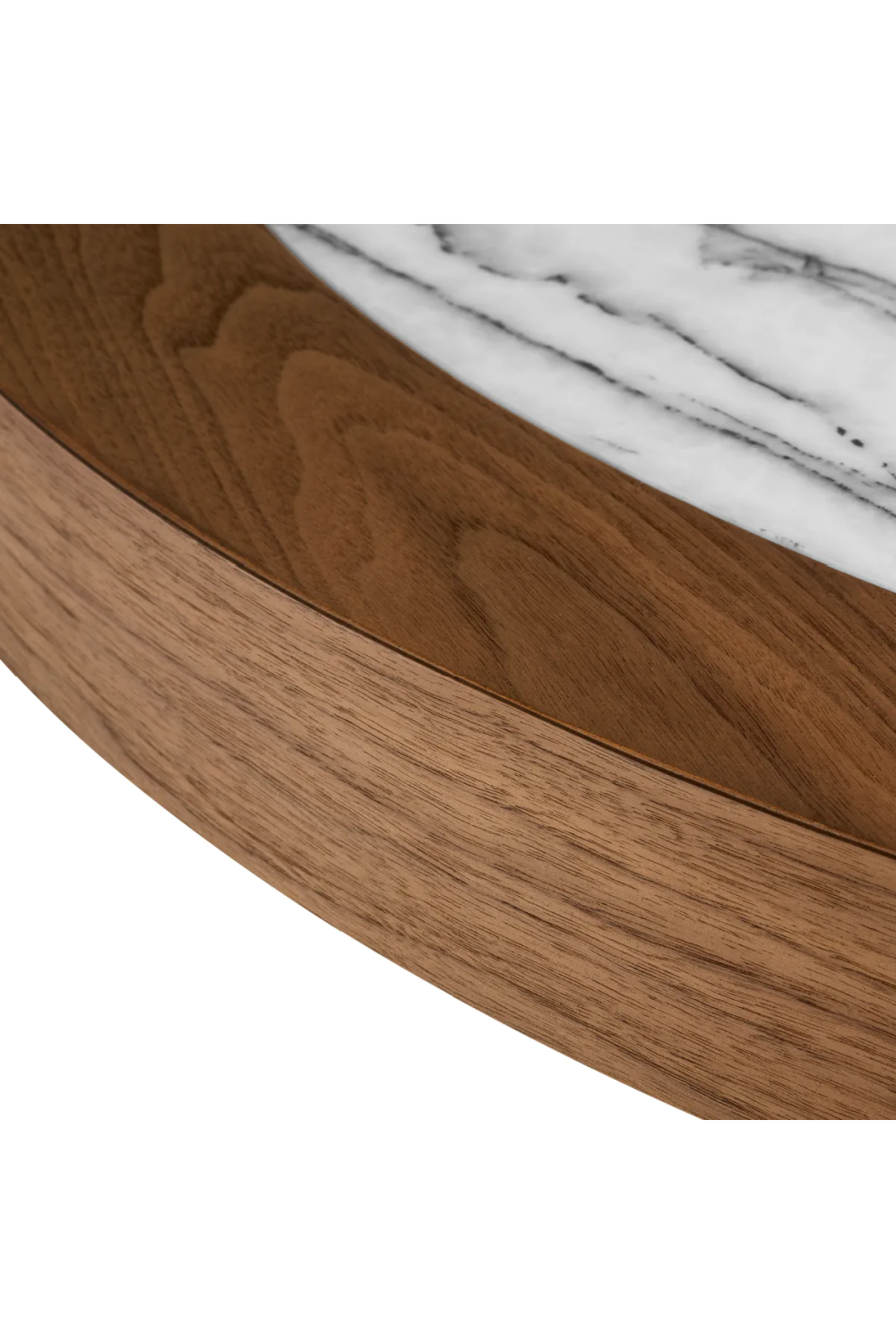Round Walnut Veneer Dining Table | Eichholtz Presedio | Oroa.com