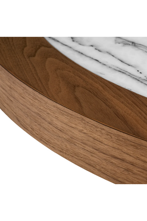Round Walnut Veneer Dining Table | Eichholtz Presedio | Oroa.com