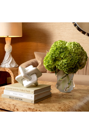 Frosted White Glass Vase | Eichholtz Celestino | Oroa.com