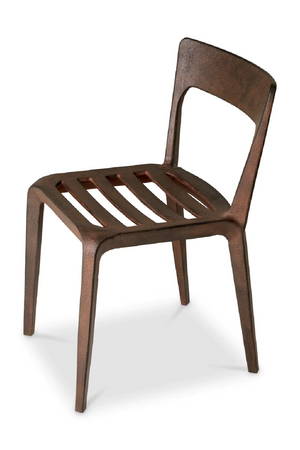 Oxidized Aluminum Dining Chair | Eichholtz Quentin | Oroa.com