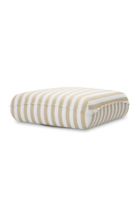 Beige Stripes Outdoor Pouf | Eichholtz Relax | Oroa.com