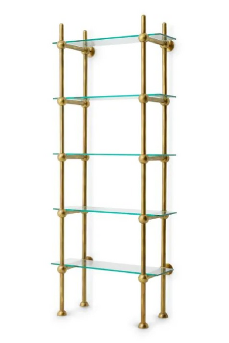 Vintage Brass Framed Wall Cabinet | Eichholtz Monforte | Oroa.com