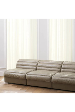 Taupe Leather Modular Sofa | Eichholtz Dunemore | Oroa.com
