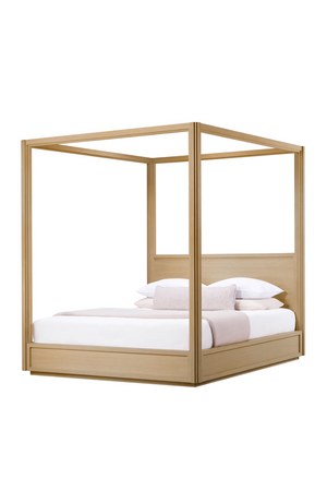 Oak Canopy King Bed | Eichholtz Tribeca | Oroa.com