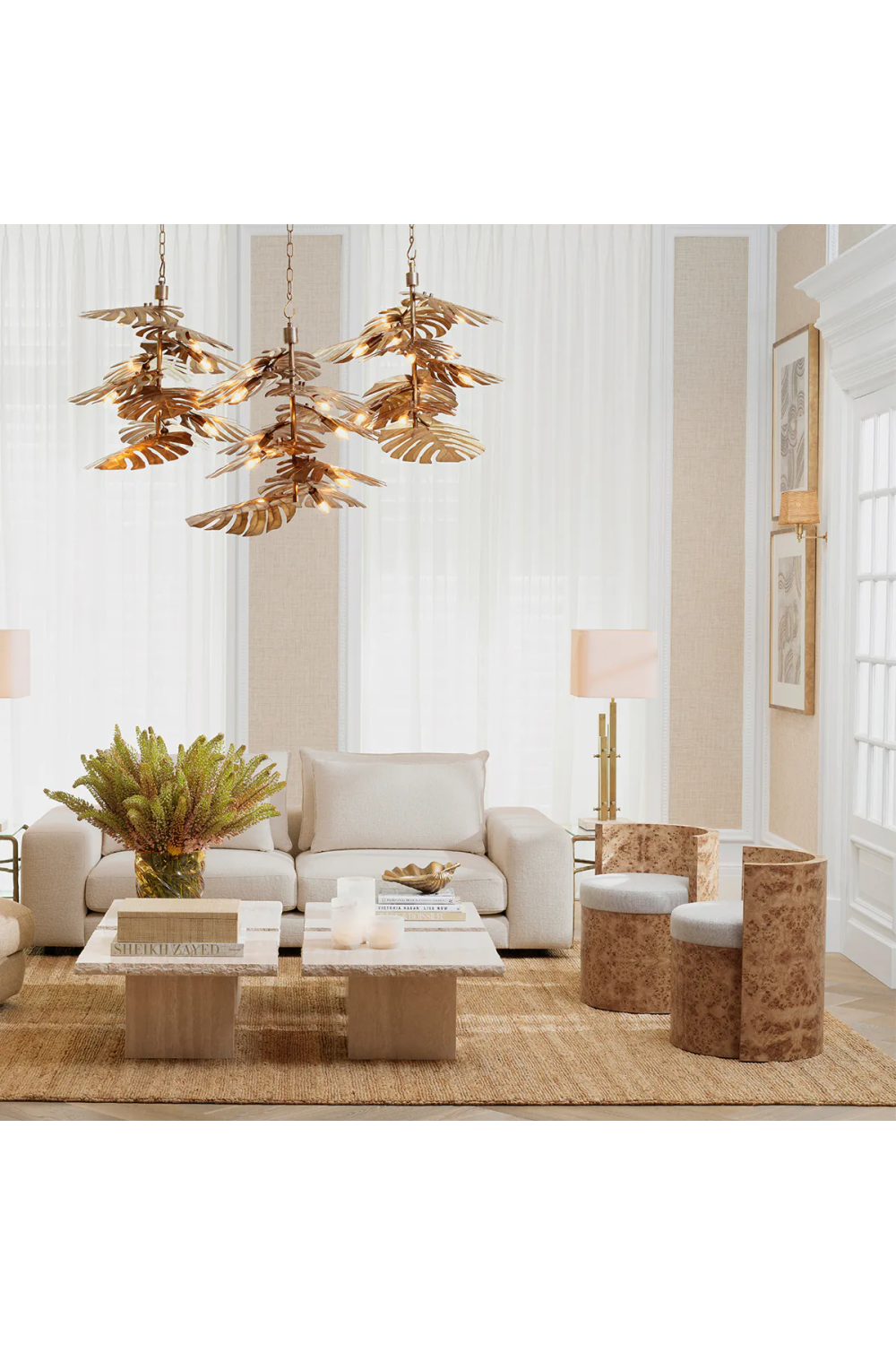 Mappa Burl Side Chair | Eichholtz Arcadia | Oroa.com