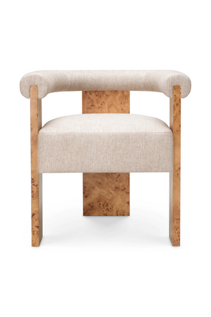 Mappa Burl Curved Dining Chair | Eichholtz Percy | Oroa.com