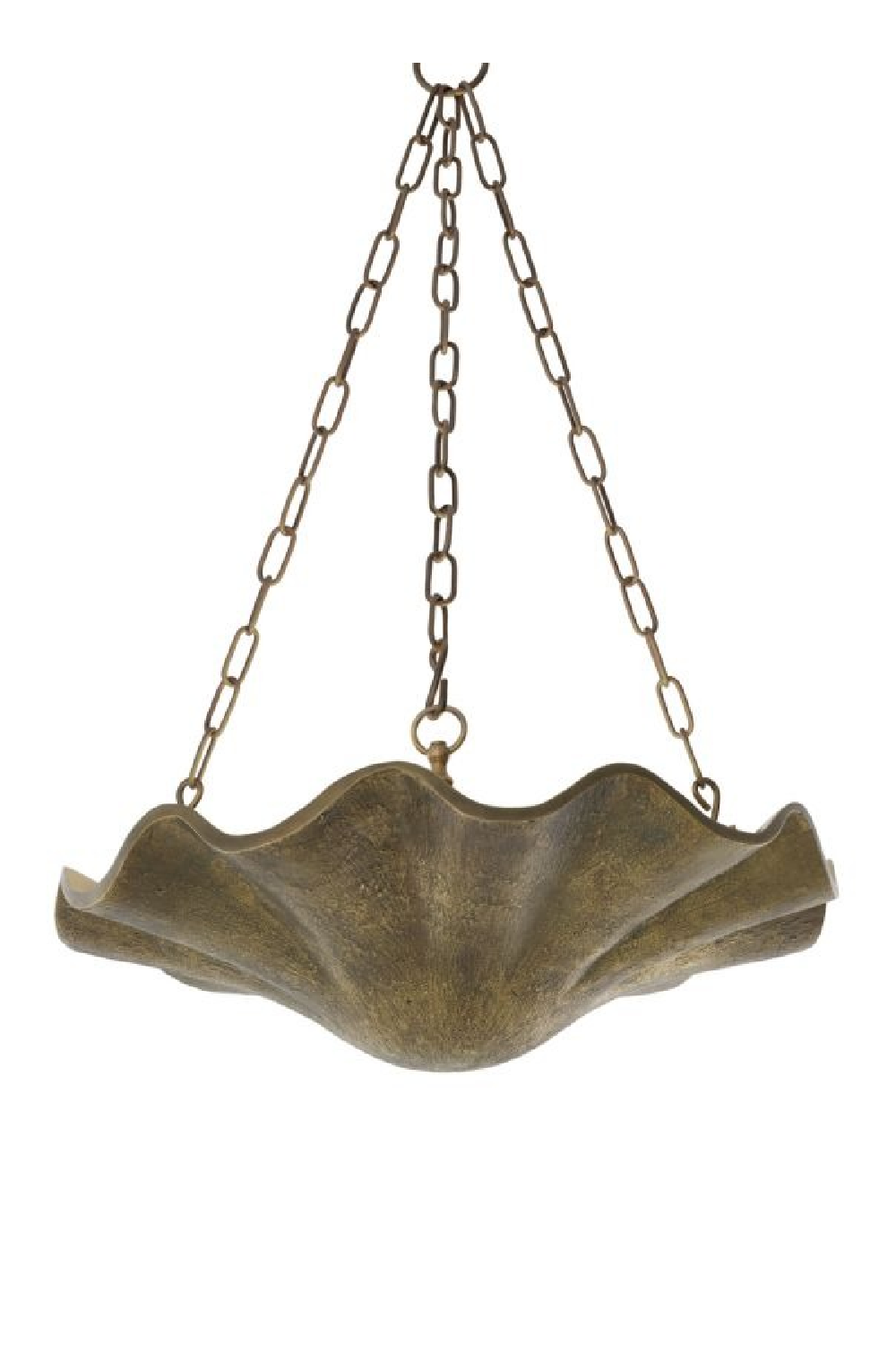 Wavy Vintage Brass Chandelier | Eichholtz Aurelia | OROA.com