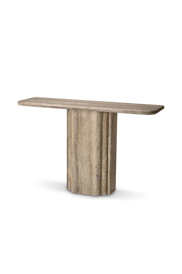 Silver Travertine Console Table | Eichholtz Norrington | Oroa.com