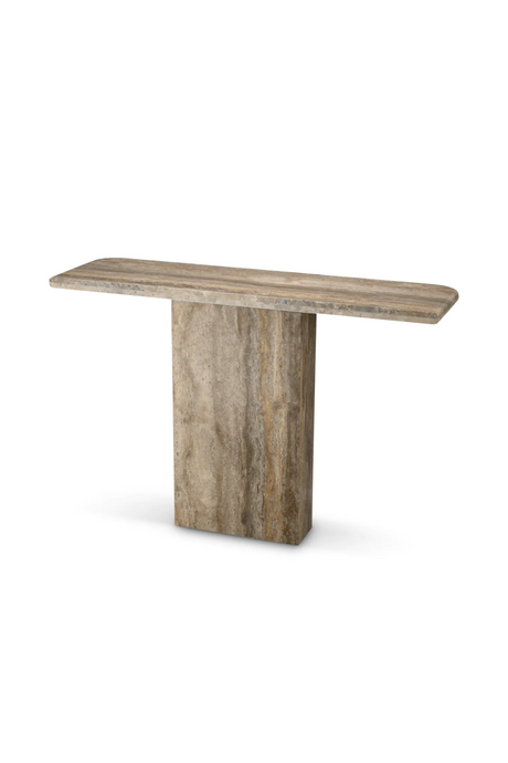 Silver Travertine Console Table | Eichholtz Norrington | Oroa.com
