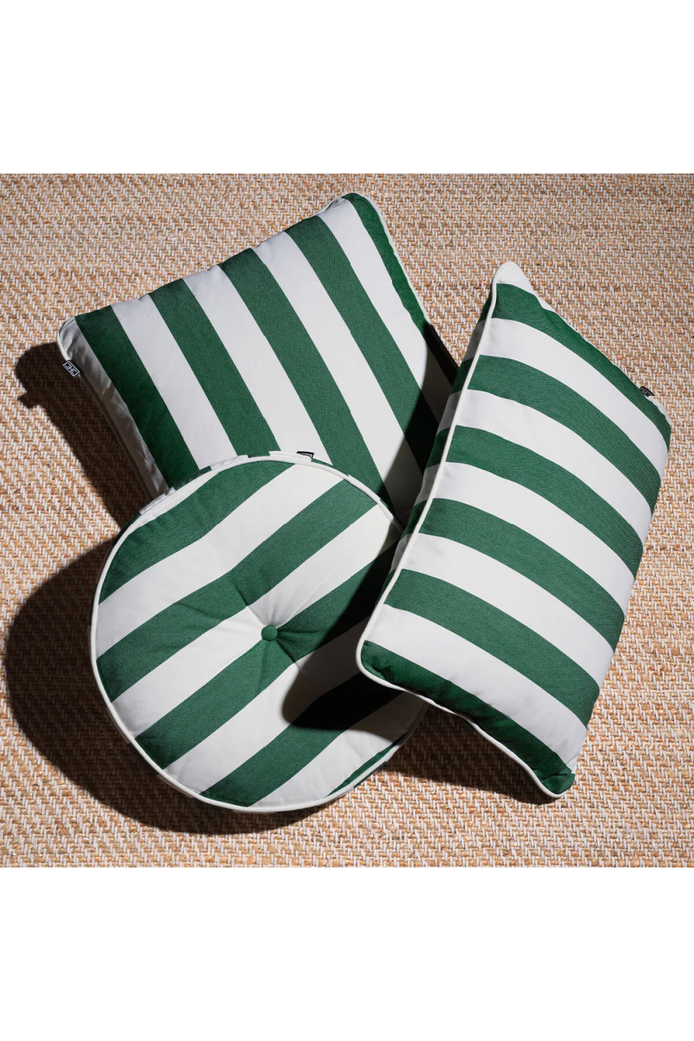 Stripes Square Outdoor Cushion | Eichholtz Florent | Oroa.com