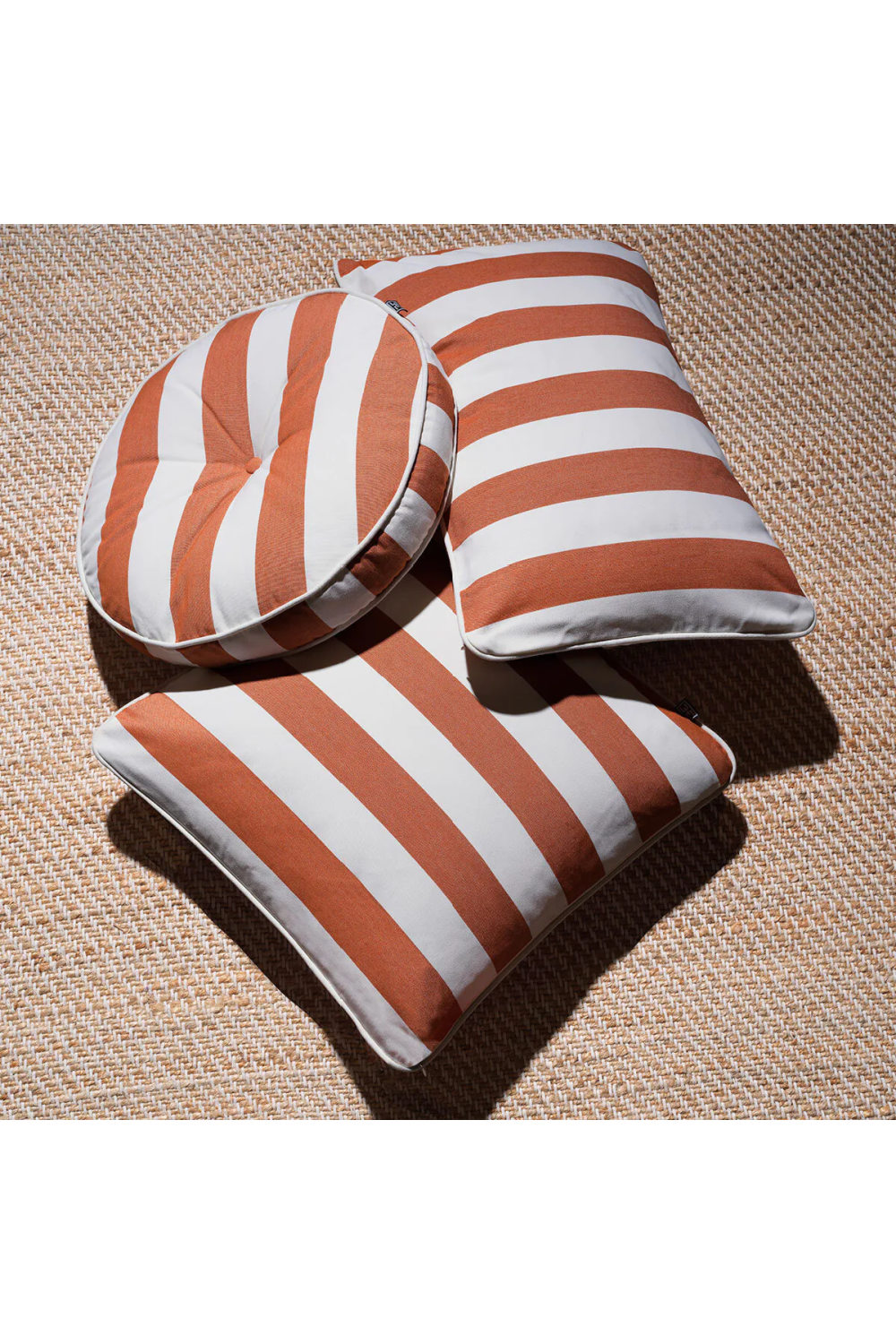 Stripes Square Outdoor Cushion | Eichholtz Florent | Oroa.com