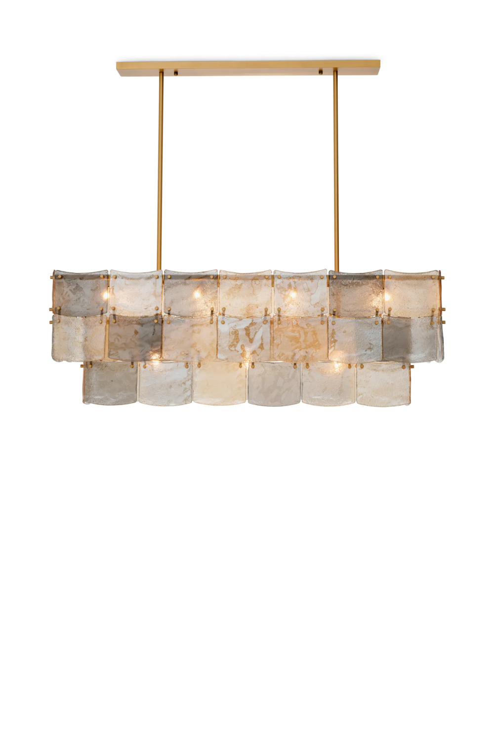 Handmade Glass Rectangular Chandelier | Eichholtz Laurent | Oroa.com