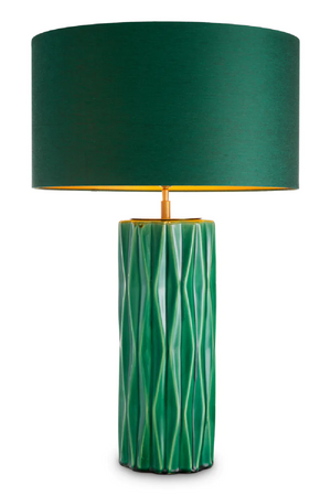 Crackled Green Ceramic Table Lamp | Eichholtz Amarello | Oroa.com