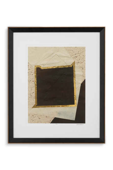 Wooden Framed Modern Artwork Set (2) | Eichholtz Creased Umber | Oroa.com