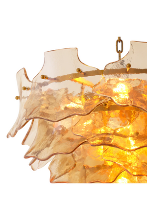 Champagne-Colored Glass Chandelier | Eichholtz Clarendon | Oroa.com