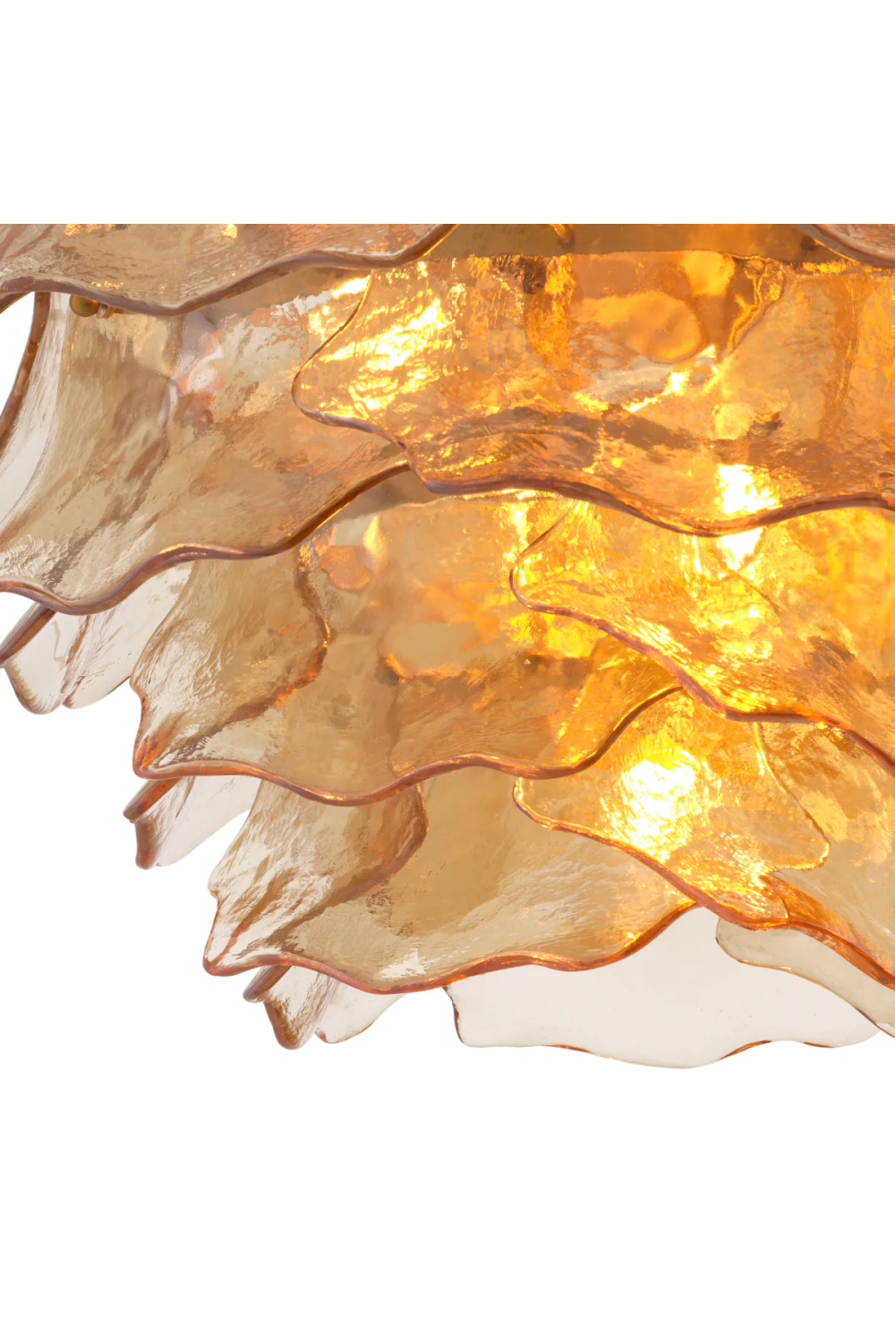 Champagne-Colored Glass Chandelier | Eichholtz Clarendon | Oroa.com