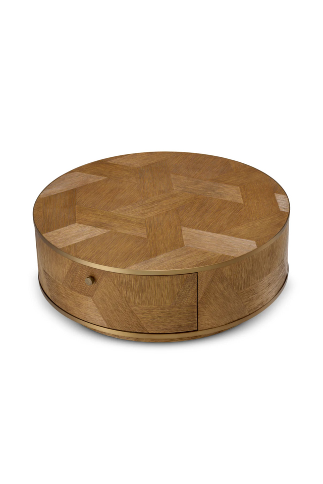 Carved Oak 1-Drawer Coffee Table | Eichholtz Velutto | Oroa.com