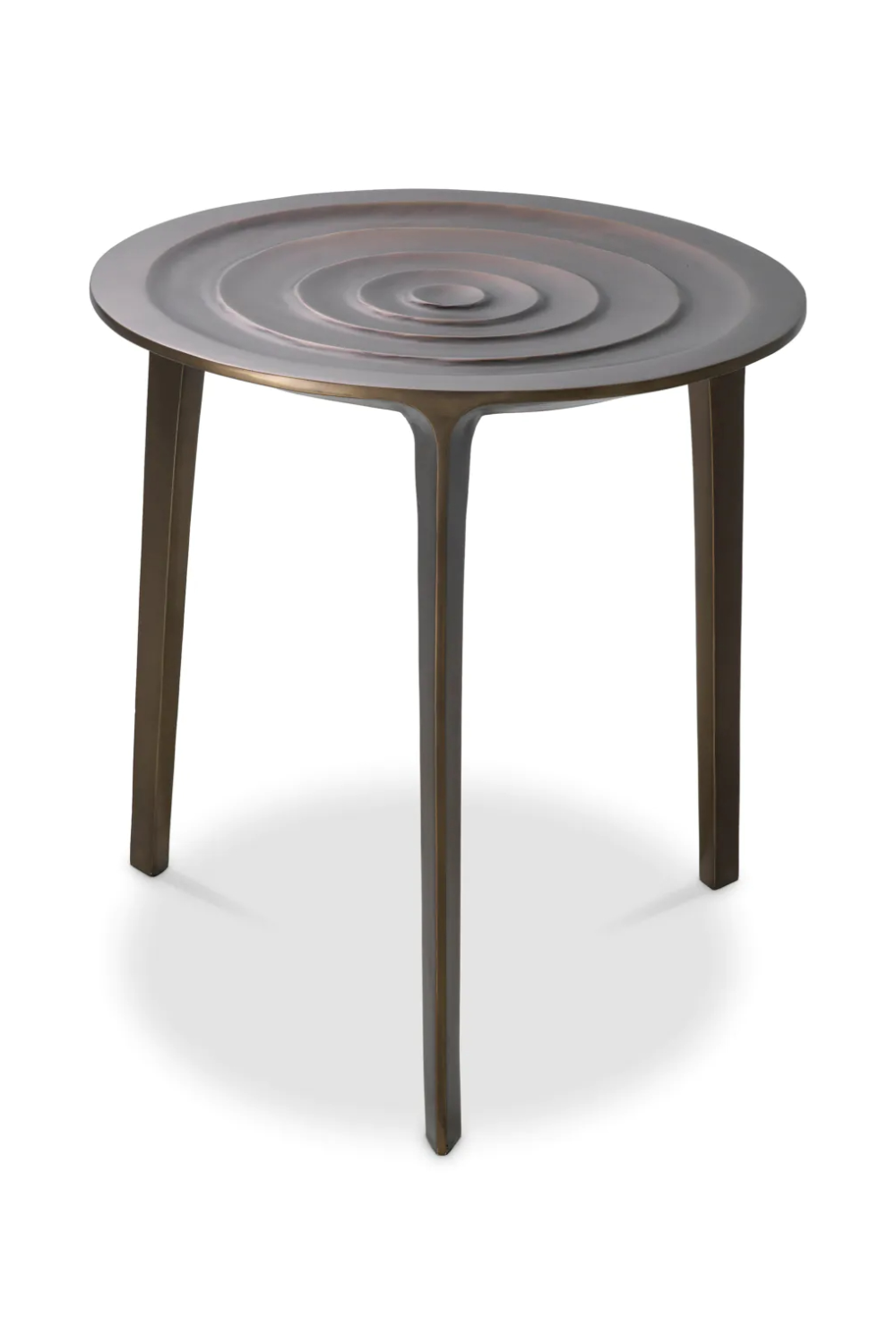 Bronze Finish Round Side Table | Eichholtz Granito | Oroa.com