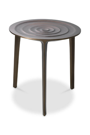 Bronze Finish Round Side Table | Eichholtz Granito | Oroa.com