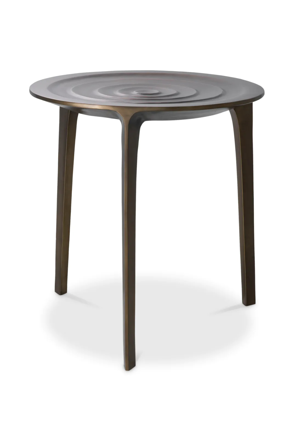Bronze Finish Round Side Table | Eichholtz Granito | Oroa.com